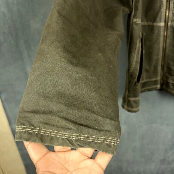 Rafter C Jacket Mens Large Brown Faded Full Zip Lined Workwear Style - Picture 10 of 16